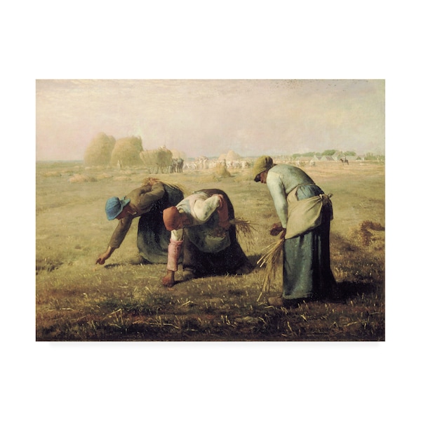 Trademark Fine Art Jean-Francois Millet 'Gleaners' Canvas Art, 18x24 - AA01464-C1824GG