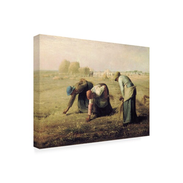 Trademark Fine Art Jean-Francois Millet 'Gleaners' Canvas Art, 18x24 - AA01464-C1824GG
