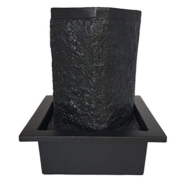 Serenelife Water Fountain - Relaxing Tabletop Water Feature Decoration - SLTWF72LED