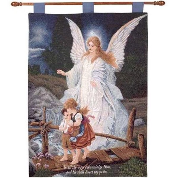 Manual Woodworkers & Weavers Manual Woodworkers & Weavers HWTDTP 26 x 36 in. Direct Thy Paths Tapestry - HWTDTP