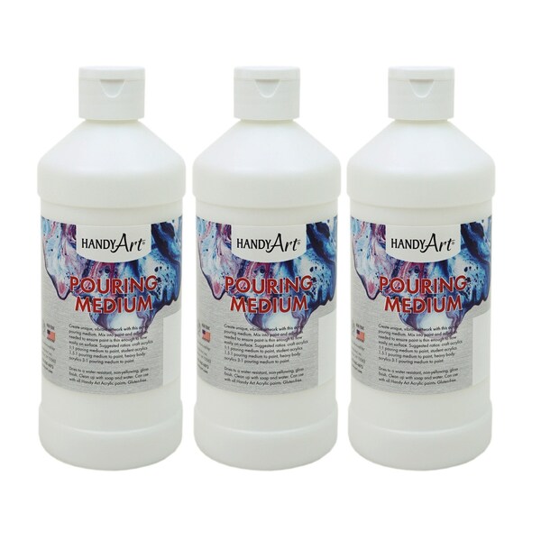 Handy Art Acrylic Pouring Medium, 16 oz, 3PK - 101-176