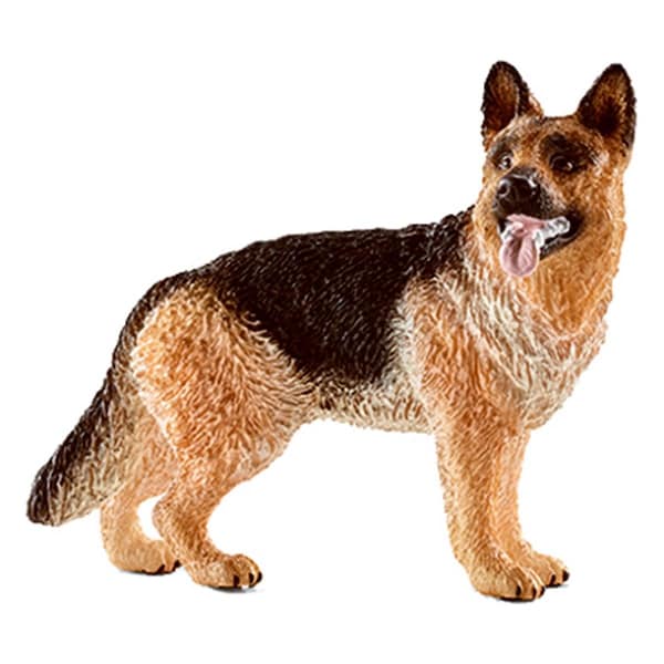 Schleich 16831 Female German Shepherd Figurine, Brown - 196723