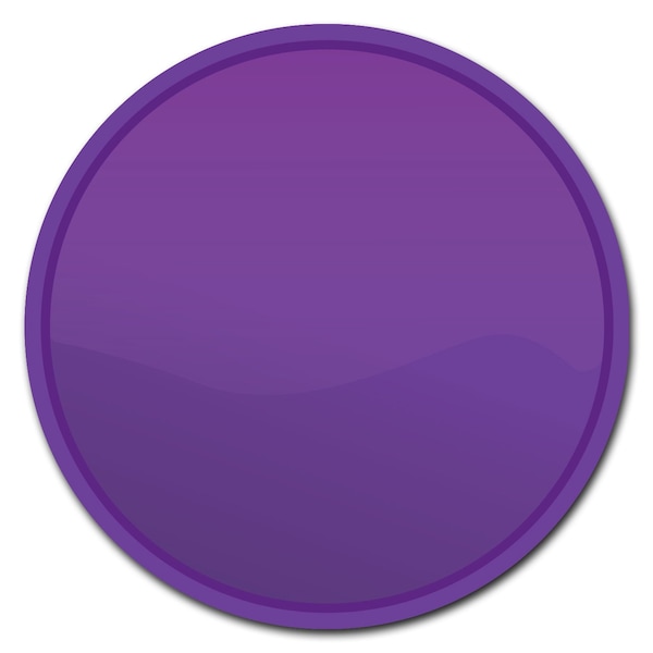 Signmission Purple Circle Corrugated Plastic Sign - C-8-CIR-PURPLE