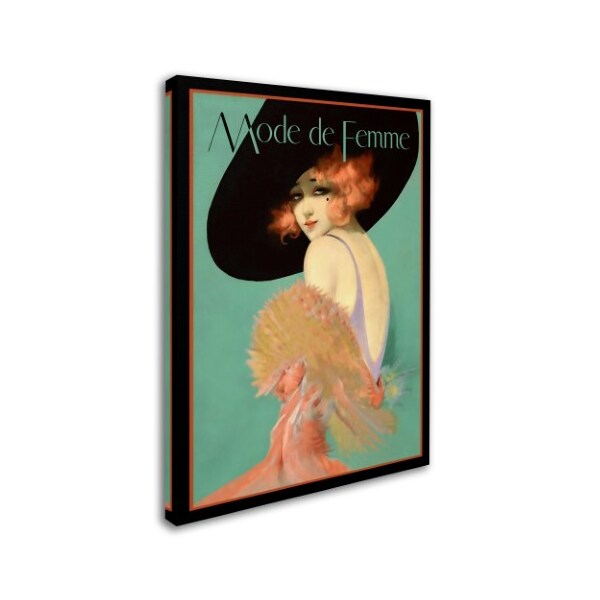Trademark Fine Art Vintage Lavoie 'Fashion Women 27' Canvas Art, 14x19 - ALI19965-C1419GG