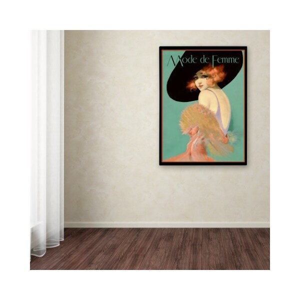 Trademark Fine Art Vintage Lavoie 'Fashion Women 27' Canvas Art, 14x19 - ALI19965-C1419GG
