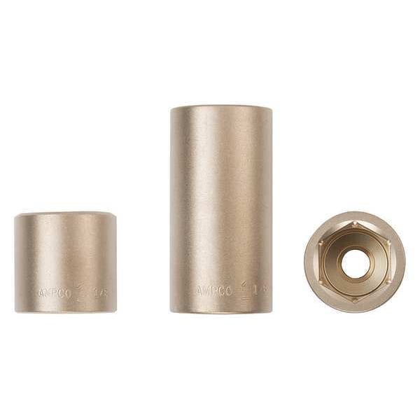 Ampco Safety Tools 1/4 in Drive, 10mm 6 pt Metric Socket, 6 Points - SS-1/4D10MM