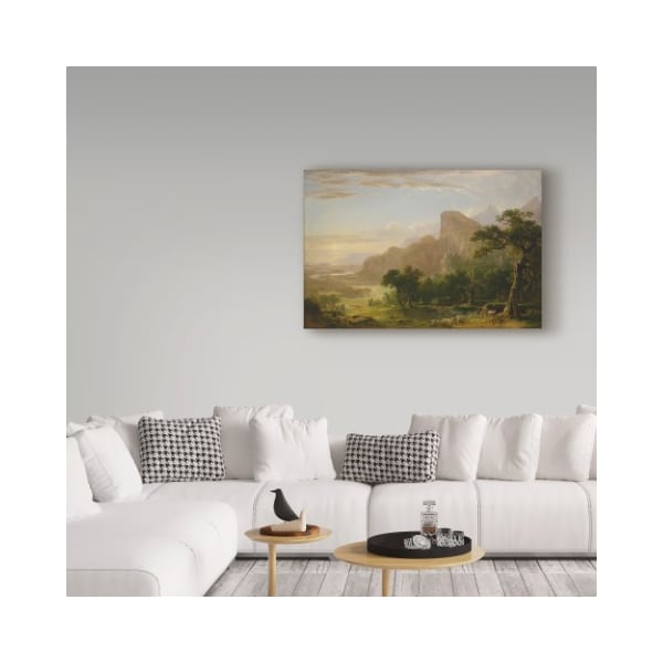 Trademark Fine Art Asher Brown Durand 'Landscape Scene from Thanatopsis 1850 ' Canvas Art, 12x19 - BL01629-C1219GG