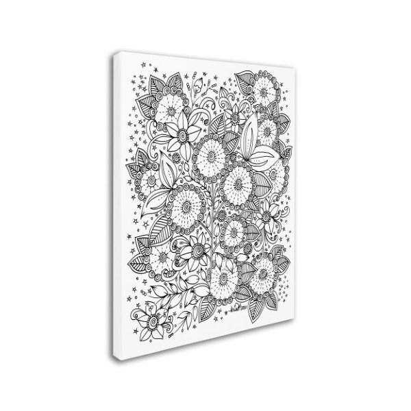 Trademark Fine Art KCDoodleArt 'Zendoodles 14' Canvas Art, 24x32 - ALI3595-C2432GG