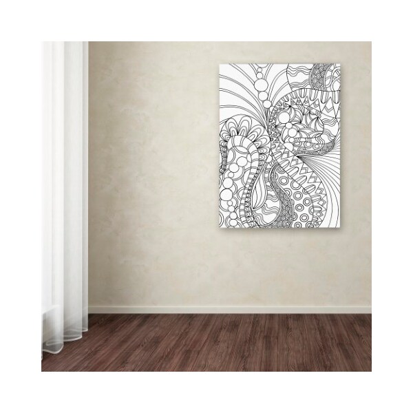 Trademark Fine Art Kathy G. Ahrens 'Mixed Coloring Book 46' Canvas Art, 18x24 - ALI3471-C1824GG