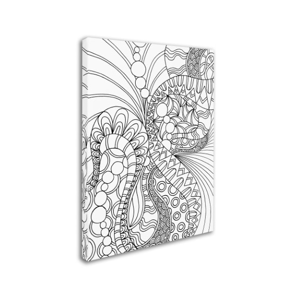 Trademark Fine Art Kathy G. Ahrens 'Mixed Coloring Book 46' Canvas Art, 18x24 - ALI3471-C1824GG