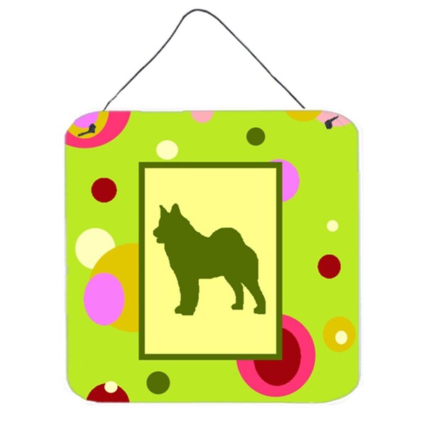 Micasa Norwegian Elkhound Aluminium Metal Wall Or Door Hanging Prints - MI233765