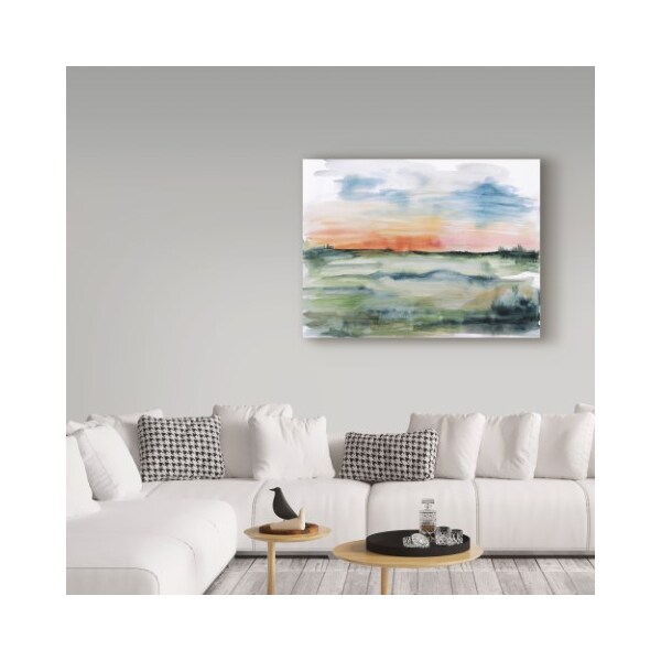 Trademark Fine Art Jean Plout 'Watercolor Landscape' Canvas Art, 35x47 - ALI37198-C3547GG