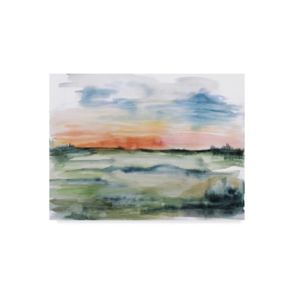 Trademark Fine Art Jean Plout 'Watercolor Landscape' Canvas Art, 35x47 - ALI37198-C3547GG