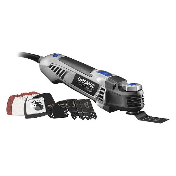 Dremel Oscillating Tool Kit, 120 V AC, Corded, 3.2  Degrees Oscillation Angle, Multi-Max Series - MM50-01