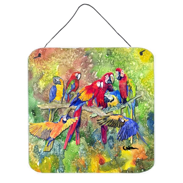 Micasa Bird Parrot Aluminium Metal Wall Or Door Hanging Prints - MI236848