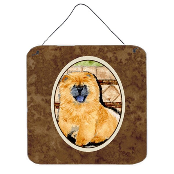 Micasa Chow Chow Aluminium Metal Wall Or Door Hanging Prints - MI239462