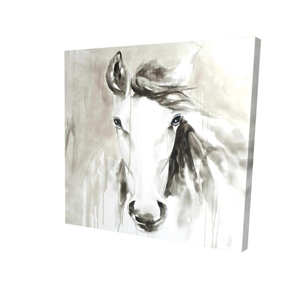 Fondo 16 x 16 in. Beautiful Abstract Horse-Print on Canvas - FO2791351