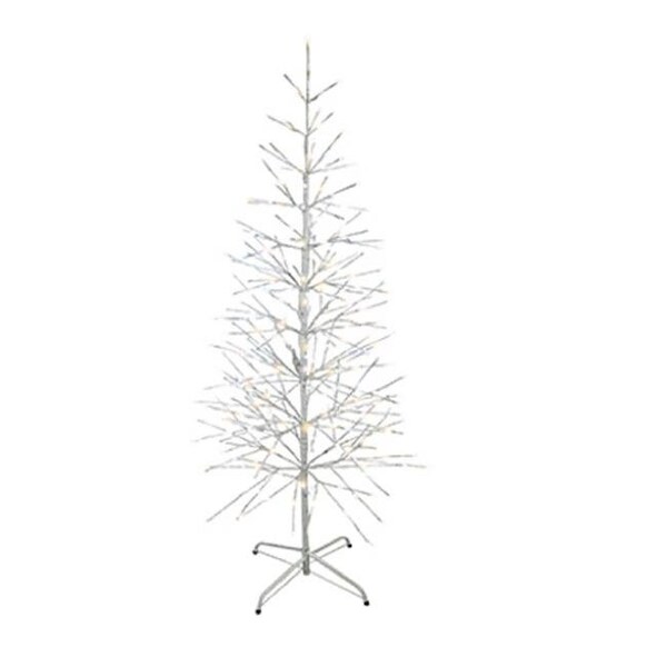 Holiday Bright Lights Holiday Bright Lights 266684 42 in. LED Lighted Birch Tree; Warm White & Pure White - 266684