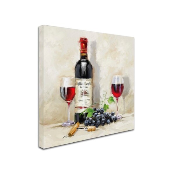 Trademark Fine Art The Macneil Studio 'Red Wine' Canvas Art, 18x18 - ALI8979-C1818GG