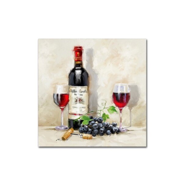 Trademark Fine Art The Macneil Studio 'Red Wine' Canvas Art, 18x18 - ALI8979-C1818GG