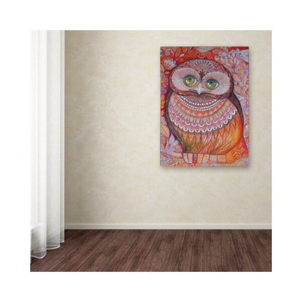 Trademark Fine Art Oxana Ziaka 'Gold Honew Owl' Canvas Art, 14x19 - ALI11508-C1419GG