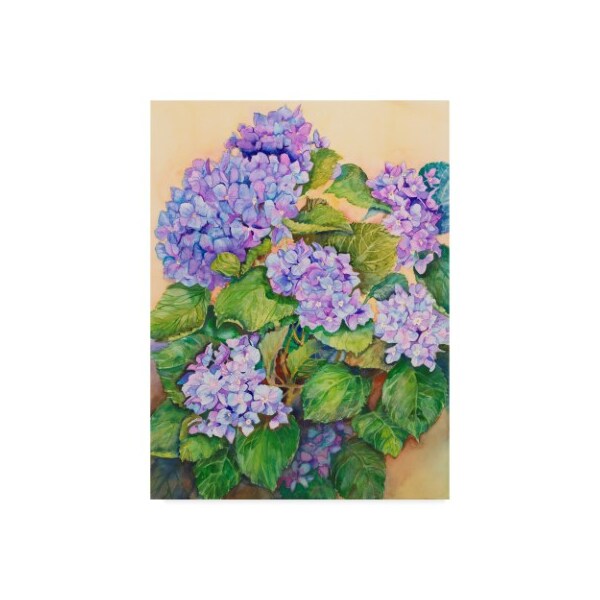 Trademark Fine Art Joanne Porter 'Easter Hydrangea' Canvas Art, 14x19 - ALI30521-C1419GG