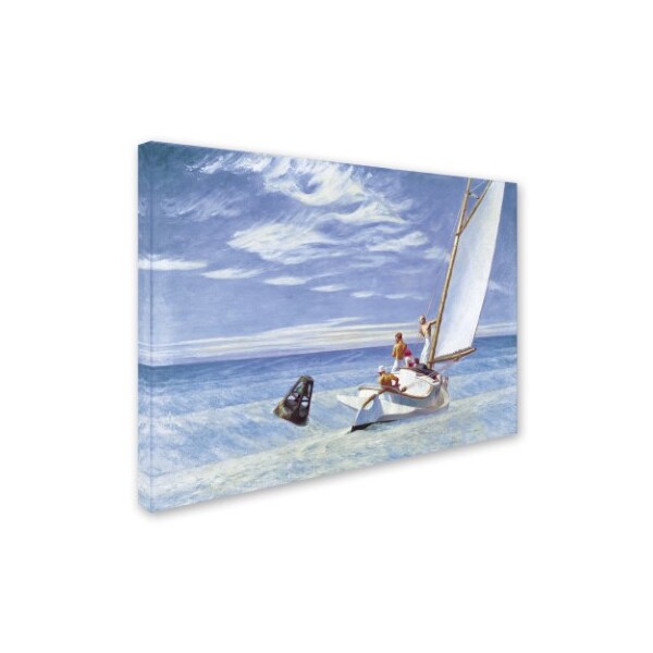 Trademark Fine Art Edward Hopper 'Ground Swell' Canvas Art, 14x19 - ALI10042-C1419GG
