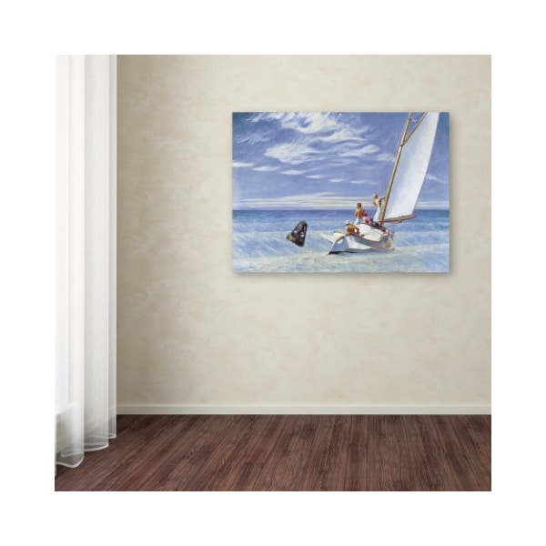 Trademark Fine Art Edward Hopper 'Ground Swell' Canvas Art, 14x19 - ALI10042-C1419GG