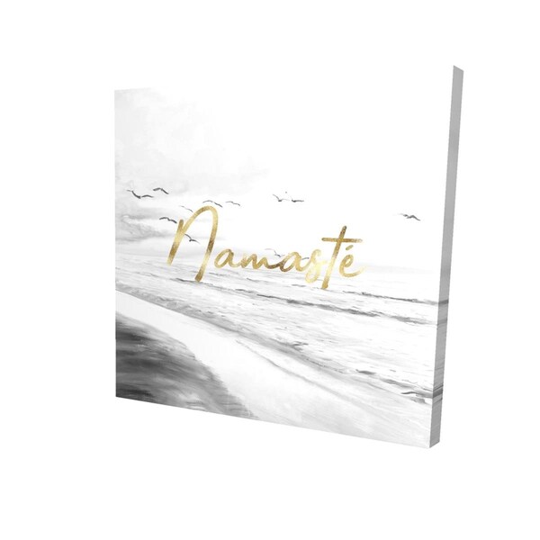 Begin Home Decor 16 x 16 in. Namaste-Print on Canvas - 2080-1616-QU22