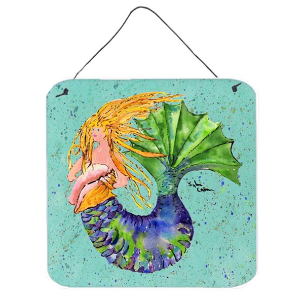 Micasa Mermaid Aluminium Metal Wall or Door Hanging Prints - MI757960