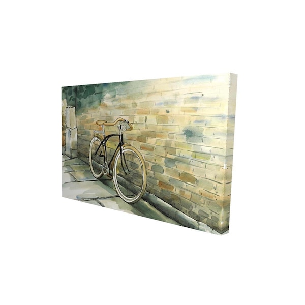 Begin Home Decor 20 x 30 in. Old Urban Bicycle-Print on Canvas - 2080-2030-TR76
