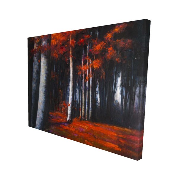 Fondo 16 x 20 in. Mysterious Forest-Print on Canvas - FO2792014