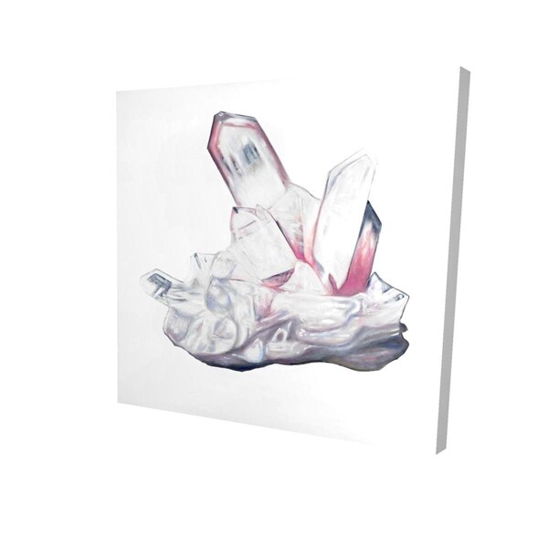 Fondo 12 x 12 in. Clear Quartz Cristal-Print on Canvas - FO2788403