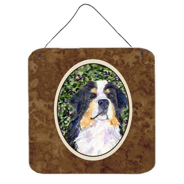 Micasa Bernese Mountain Dog Aluminium Metal Wall Or Door Hanging Prints - MI728966