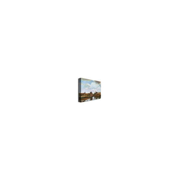 Trademark Fine Art Jan Vermeer 'View of Delft 1660-61' Canvas Art, 35x47 - BL0612-C3547GG