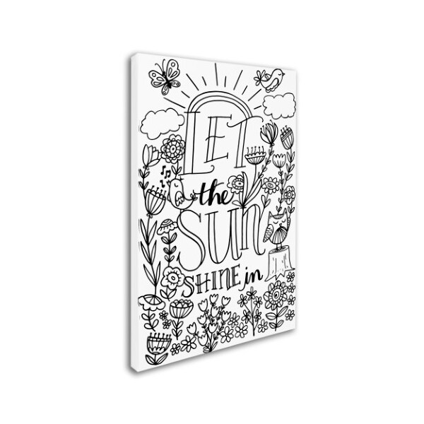 Trademark Fine Art Elizabeth Caldwell 'Let The Sun Shine' Canvas Art, 12x19 - ALI5548-C1219GG