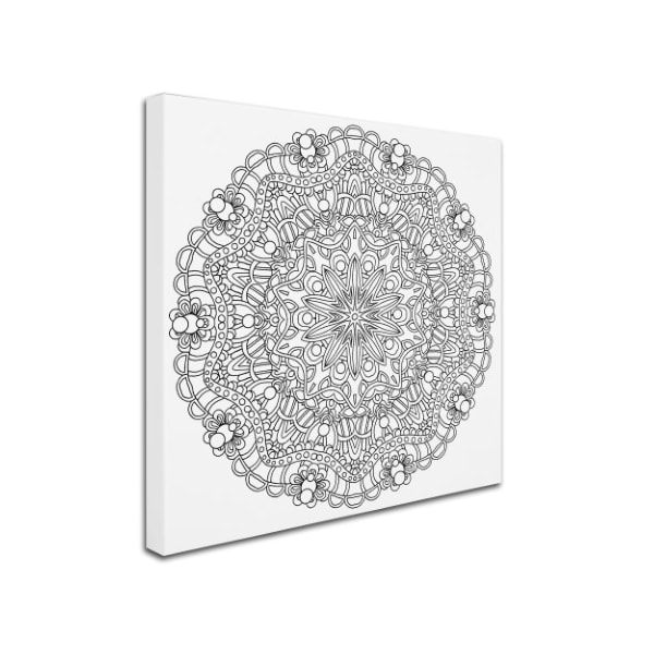 Trademark Fine Art Kathy G. Ahrens 'Mixed Coloring Book 13' Canvas Art, 18x18 - ALI3438-C1818GG