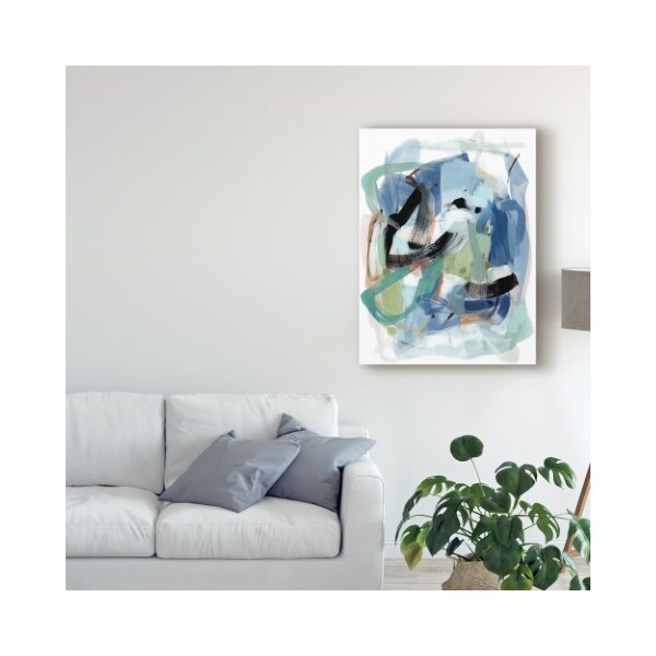 Trademark Fine Art Christina Long 'Blue Fall I' Canvas Art, 18x24 - WAG04897-C1824GG