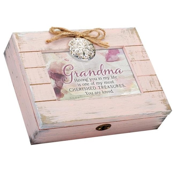 Dicksons Dicksons L80PK Decorative Music Keepsake Box - Grandma Having You in My Life is One of My Most Cherished Treasures - 4 x 6 in. - L80PK