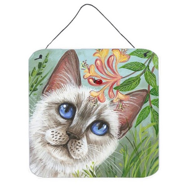 Micasa White Cat Saphire Eyes Wall or Door Hanging Prints - MI256545