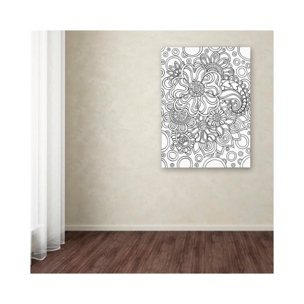 Trademark Fine Art Kathy G. Ahrens 'Mixed Coloring Book 54' Canvas Art, 18x24 - ALI3479-C1824GG