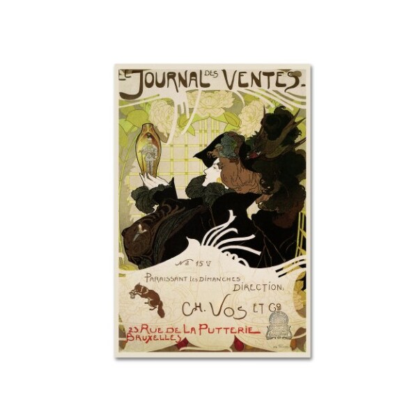 Trademark Fine Art Vintage Lavoie 'Ads Publishing 2' Canvas Art, 30x47 - ALI19851-C3047GG