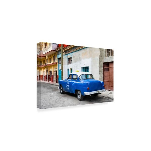 Trademark Fine Art Philippe Hugonnard 'Blue Taxi Pontiac 1953' Canvas Art, 30x47 - PH00630-C3047GG