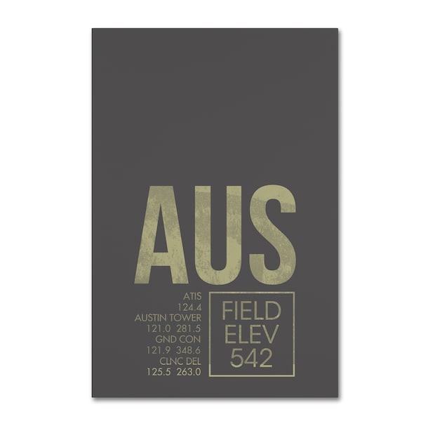 Trademark Fine Art 08 Left 'AUS ATC' Canvas Art, 30x47 - ALI14787-C3047GG