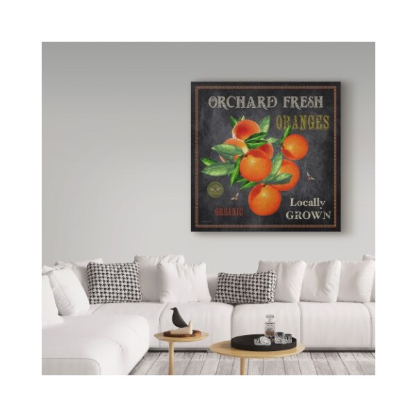 Trademark Fine Art Jean Plout 'Orchard Fresh Oranges' Canvas Art, 35x35 - ALI37362-C3535GG