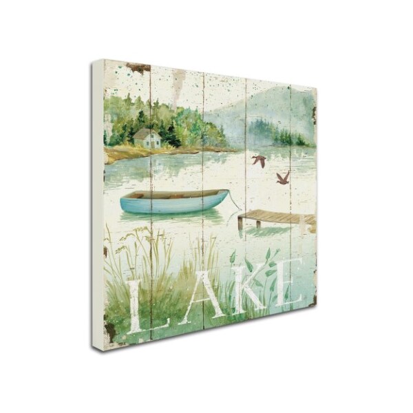 Trademark Fine Art Daphne Brissonnet 'Lakeside II' Canvas Art, 35x35 - WAP0041-C3535GG