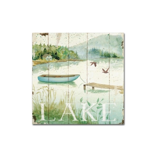 Trademark Fine Art Daphne Brissonnet 'Lakeside II' Canvas Art, 35x35 - WAP0041-C3535GG