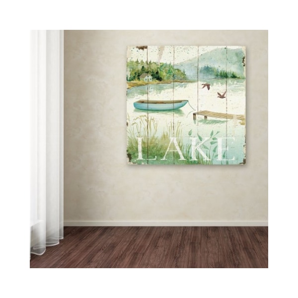 Trademark Fine Art Daphne Brissonnet 'Lakeside II' Canvas Art, 35x35 - WAP0041-C3535GG
