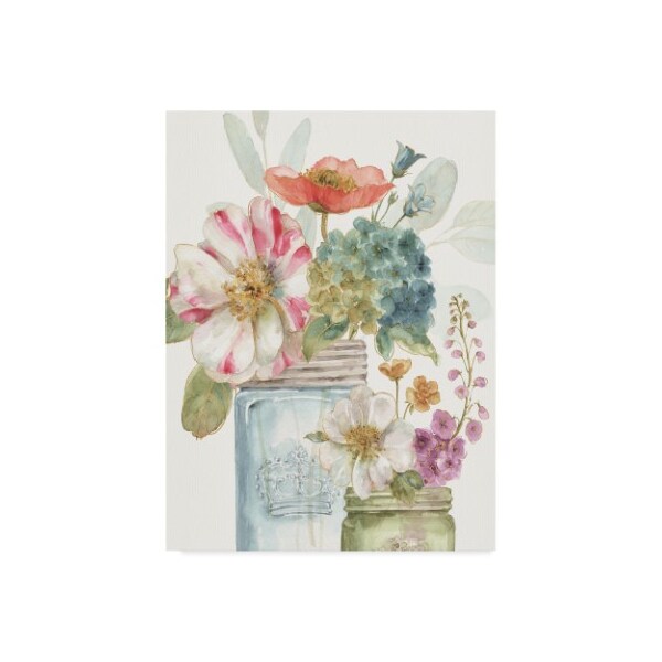 Trademark Fine Art Lisa Audit 'Rainbow Seeds Flowers Ix' Canvas Art, 18x24 - WAP06203-C1824GG