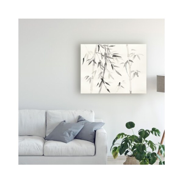 Trademark Fine Art Danhui Nai 'Bamboo Leaves Iii' Canvas Art, 18x24 - WAP10797-C1824GG